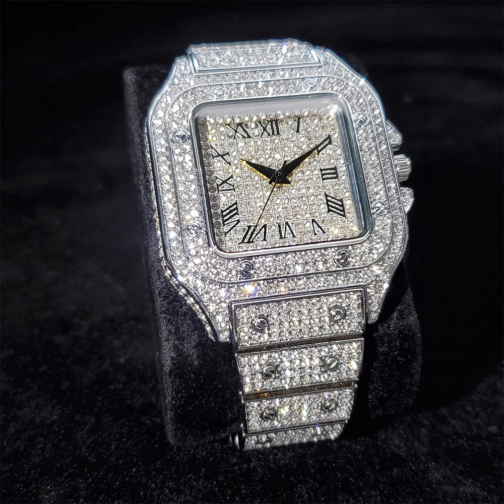 Iced out watch