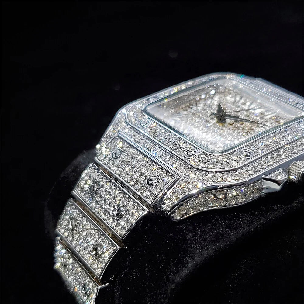 Iced out watch