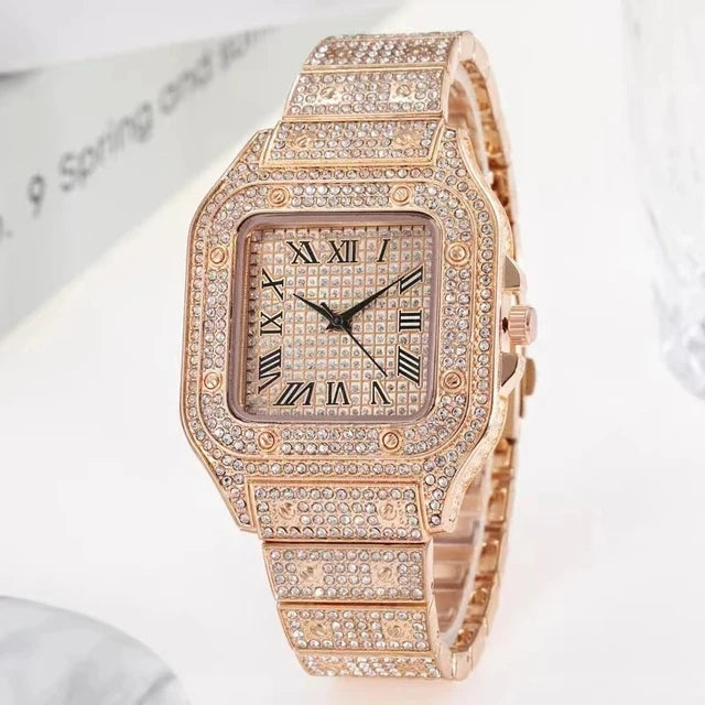 Iced out watch