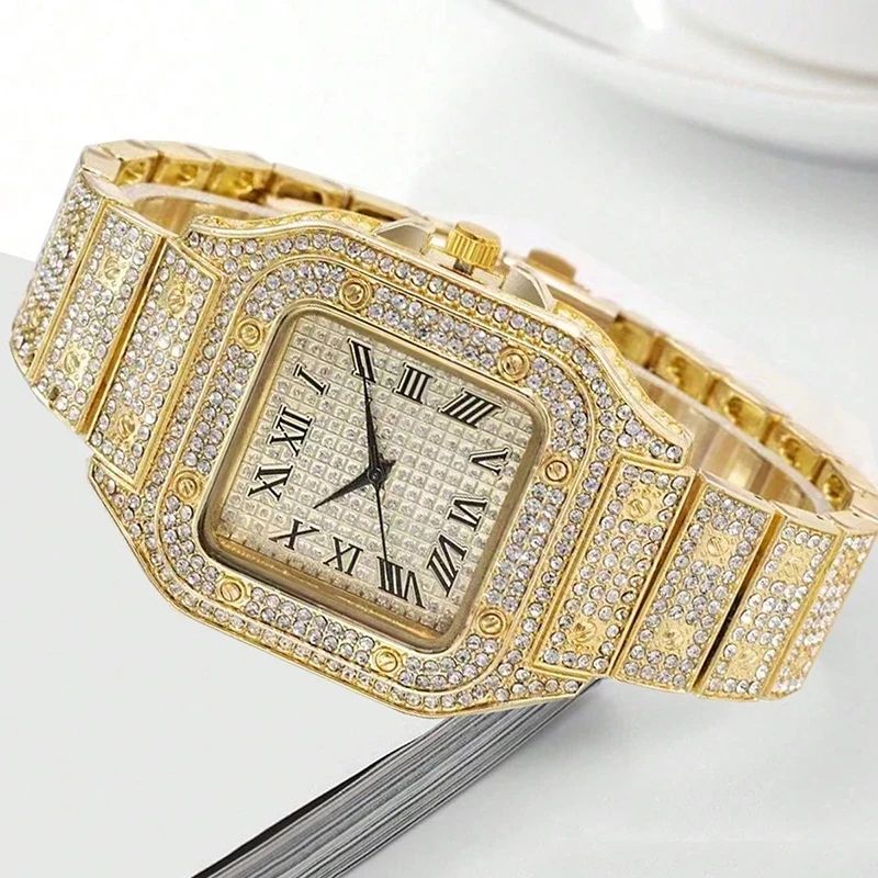 Iced out watch