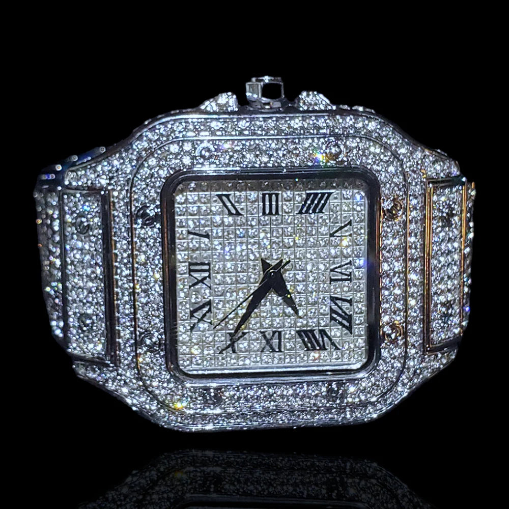 Iced out watch